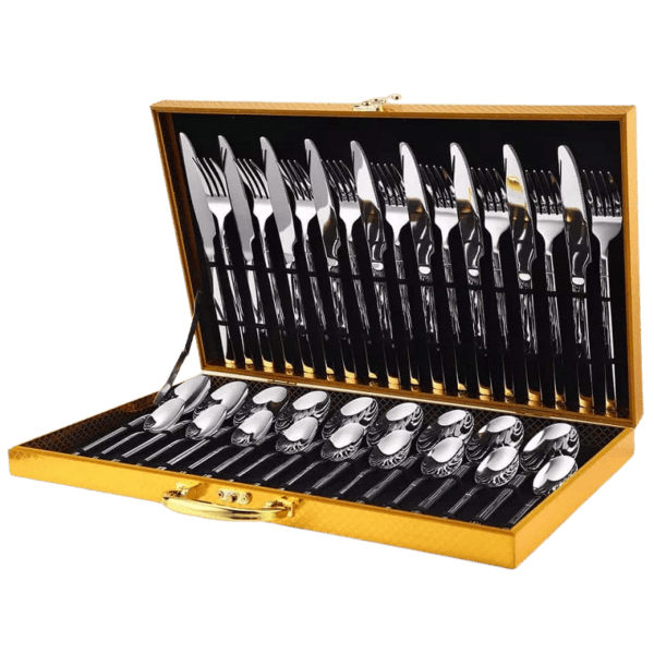 Golden cutlery set 1