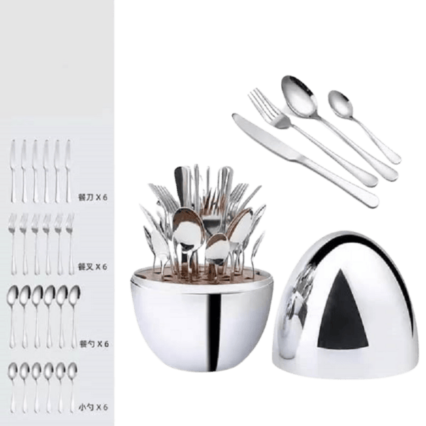 Oval Shaped Cutlery set 2