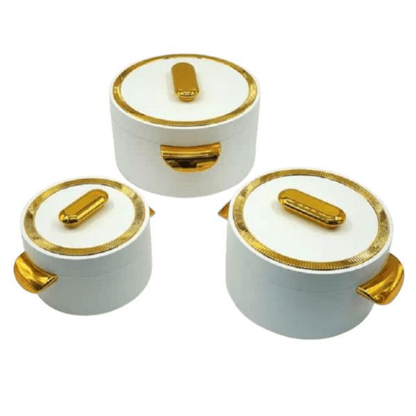 Gold plated food warmer 1